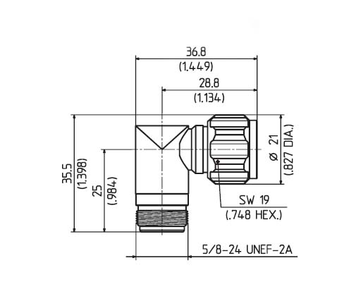 HuberSuhner/Adapter/53_N-50-0-4/133_NE